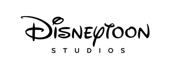 A black and white logo for disneytoon studios