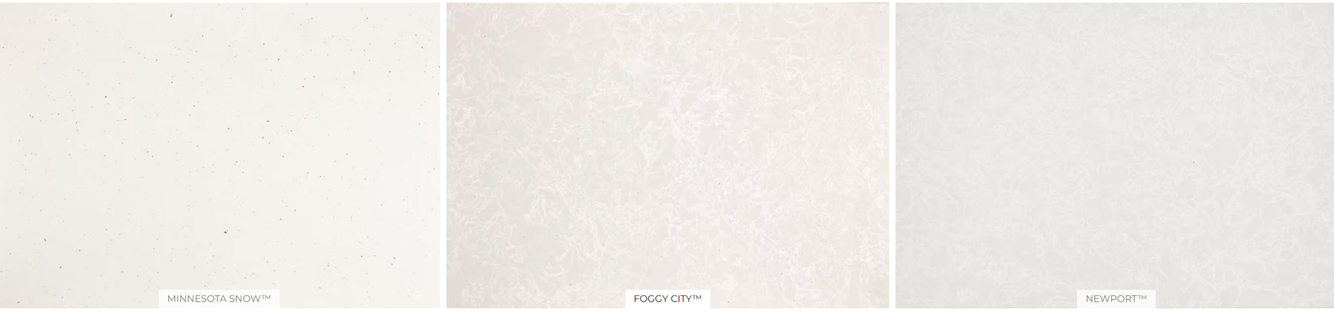 There are three different types of white tiles in this picture.