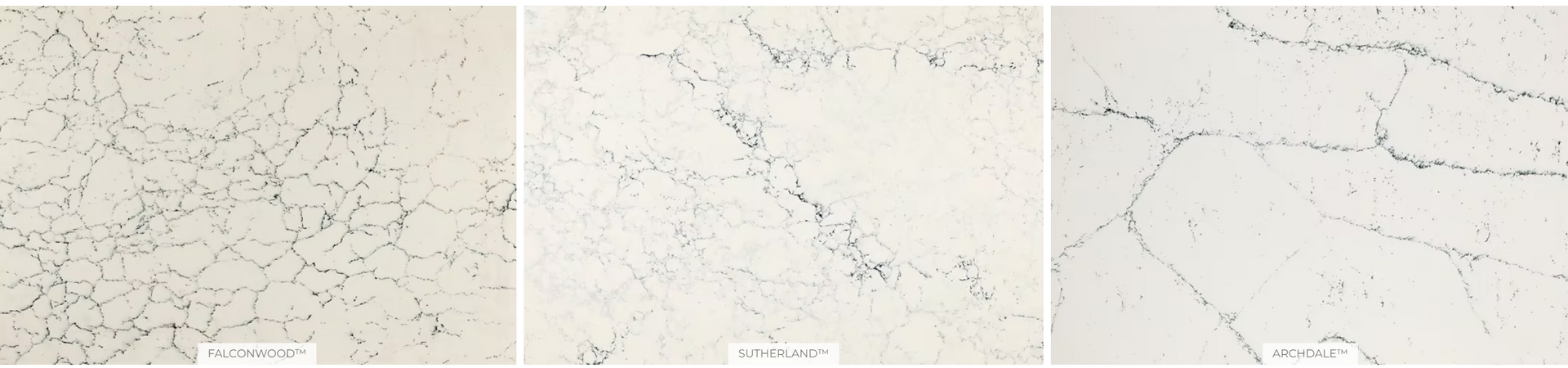 There are three different types of white marble.