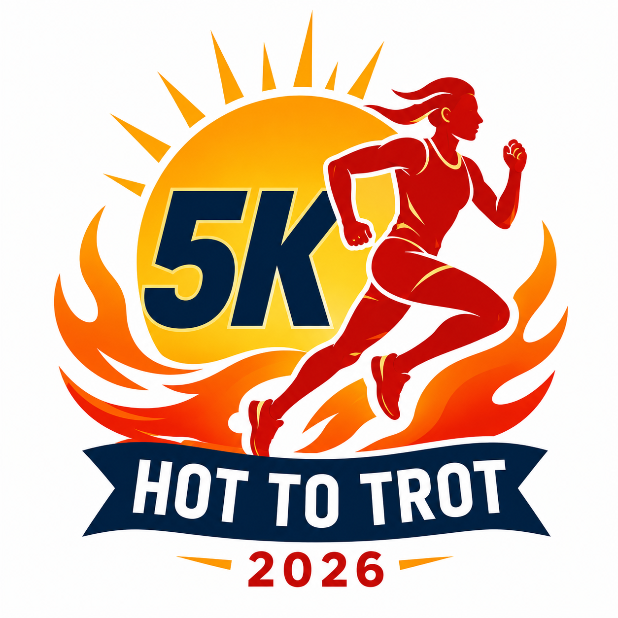 Hot to Trot 5K 2026 logo