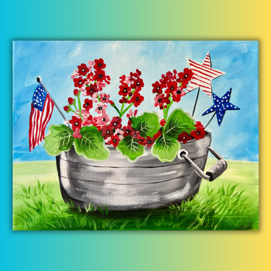 American Geranium painting