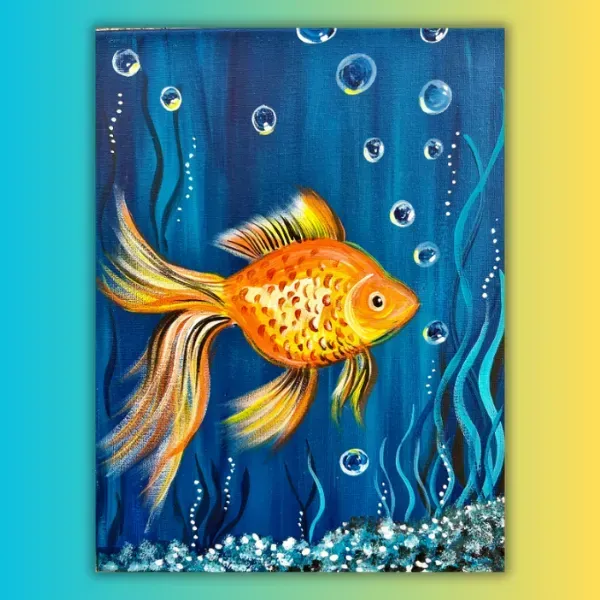 goldfish painting