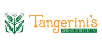 A logo for tangerine 's spring street farm
