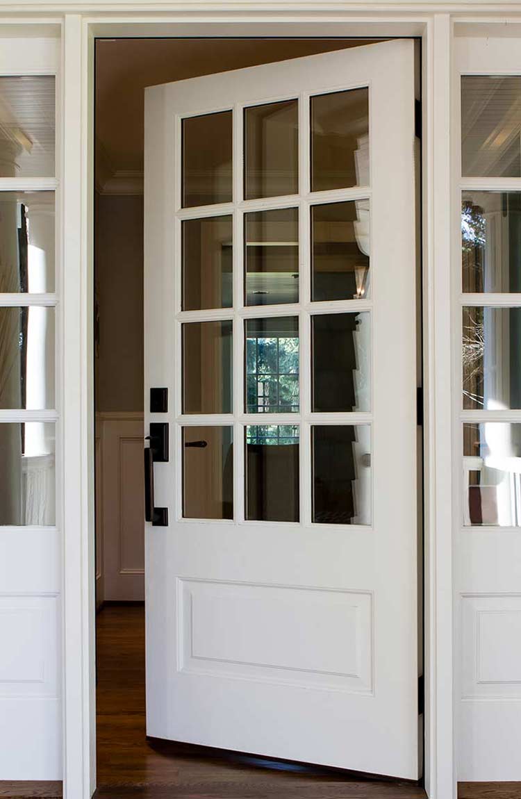 Fiberglass entry door