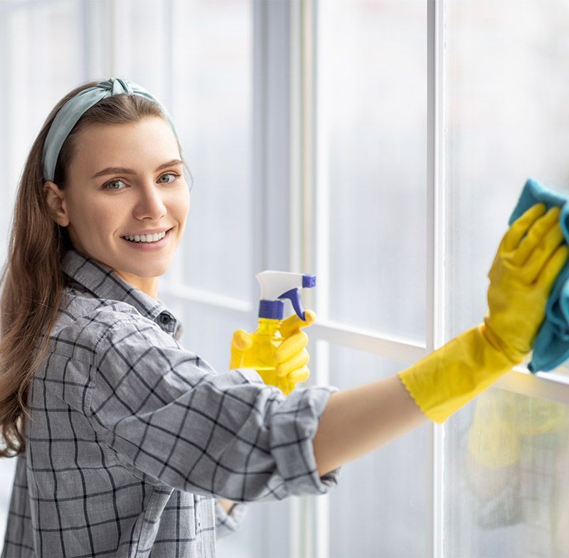 cleaning windows