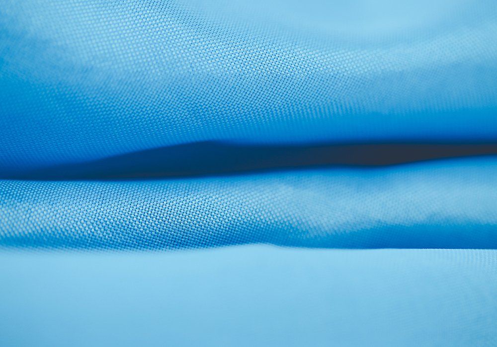 Blue Polyester Fabric — Watertown, WI — Recovery Room Commercial Upholstery