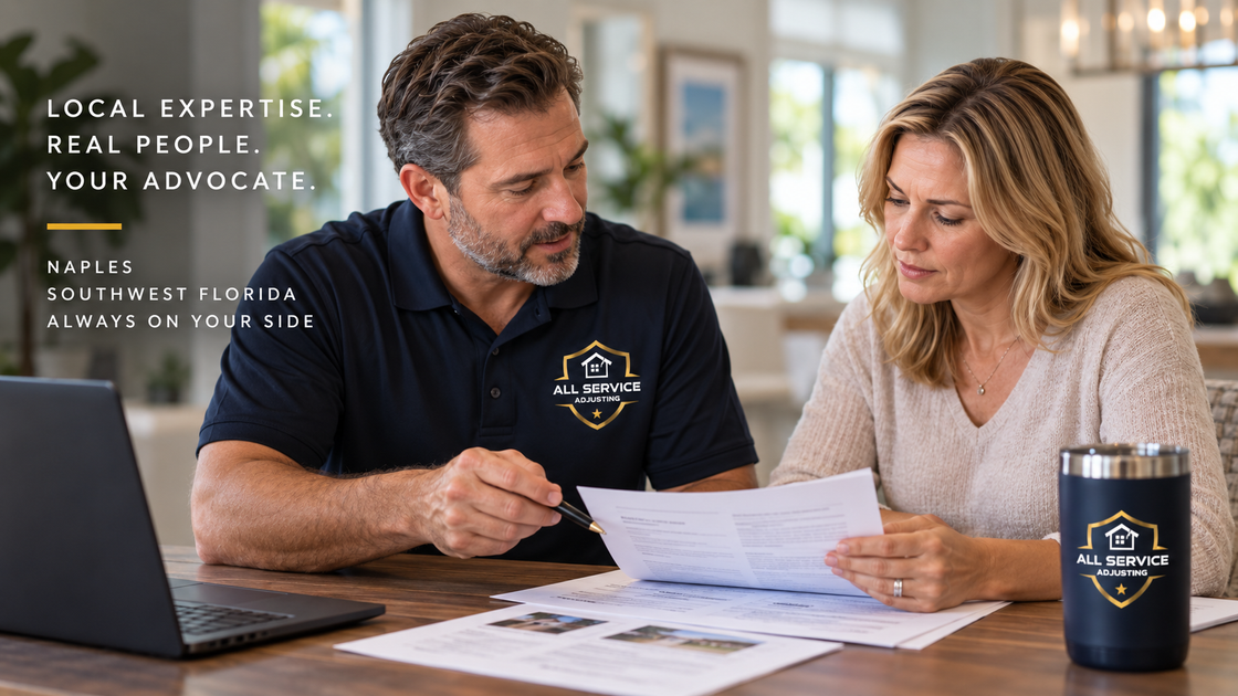 All Service Adjusting insurance claim support for Southwest Florida property owners