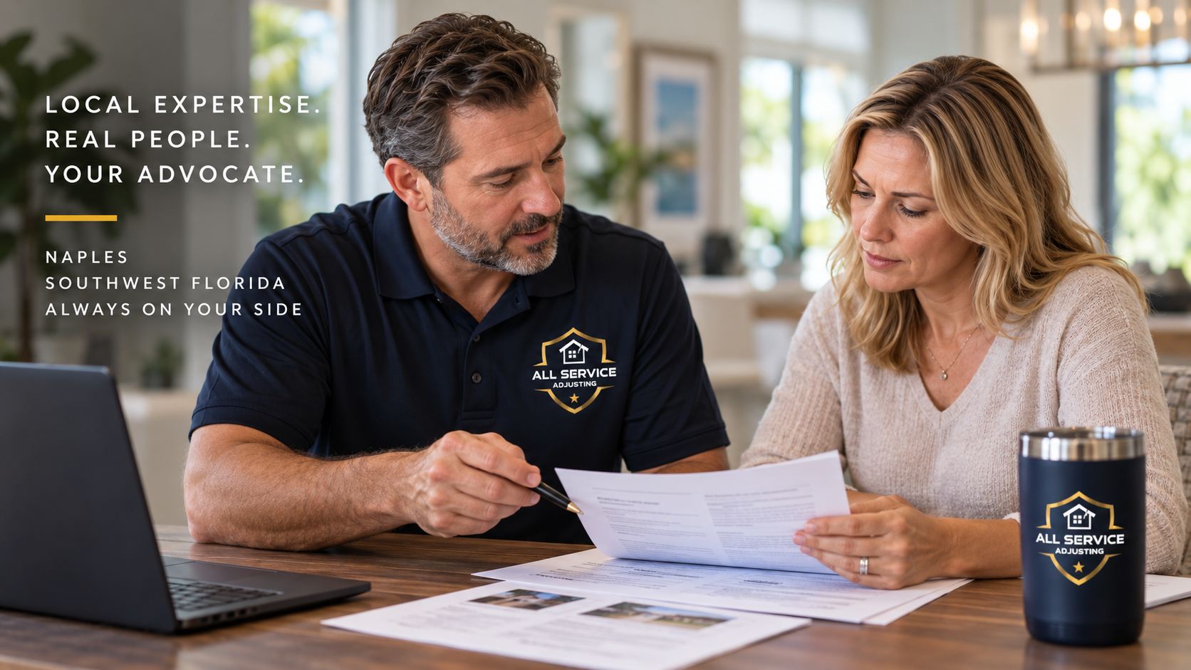 All Service Adjusting insurance claim support for Southwest Florida property owners