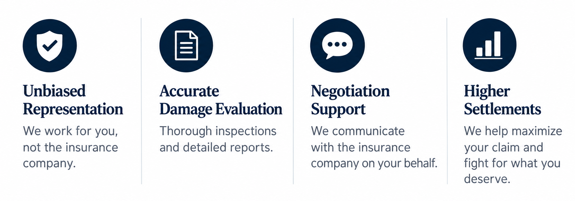 Public adjuster reviewing insurance claim documents