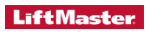 LiftMaster logo in white text on a red background.