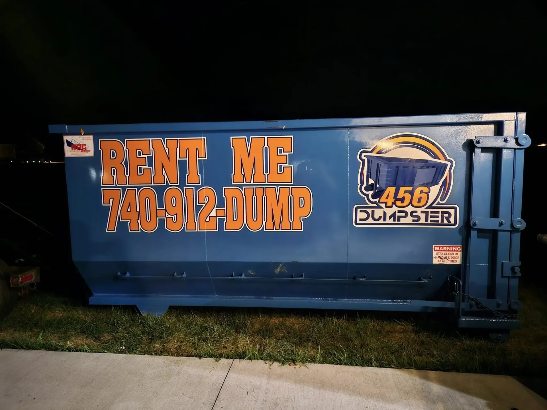 A poster showing how to rent from brimley site services.