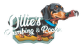 Logo of a dachshund holding a pipe, with the text &ldquo;Otto&rsquo;s Plumbing & Rooter&rdquo;