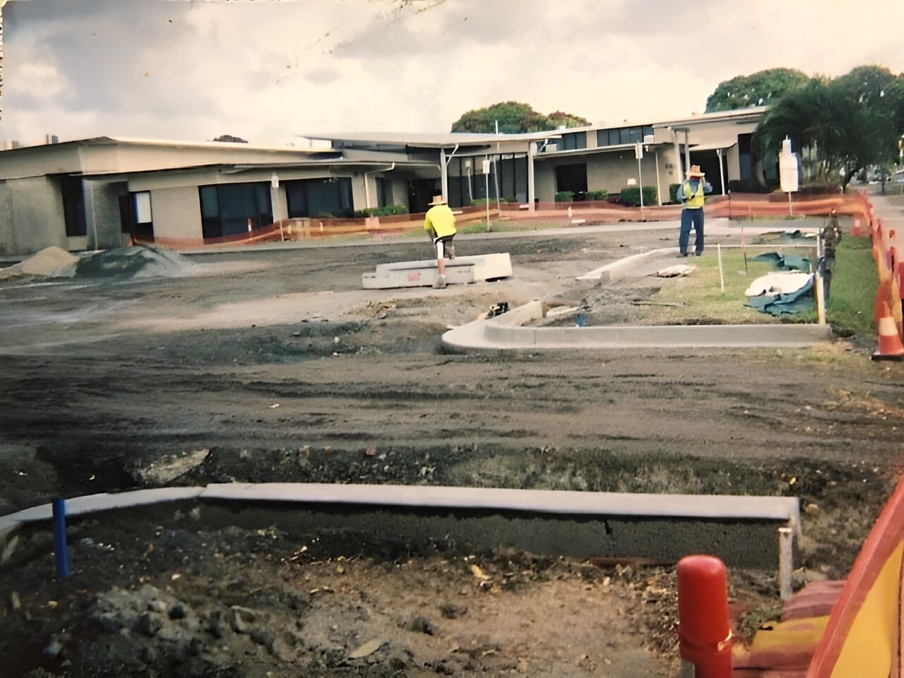 A Construction Site With A Large Building — Flash Concreting Pty Ltd In Nindaroo, QLD