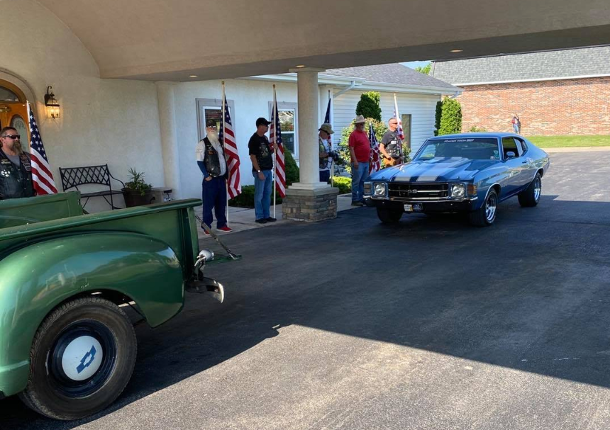 Funeral Services & Flags Held at Hedges-Scott-Millard in Eldon, MO.
