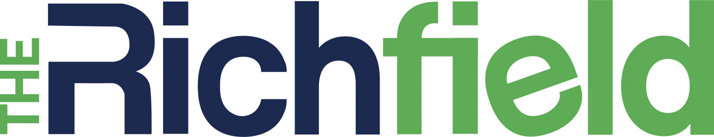 The Richfield logo in dark blue and green text on a white background