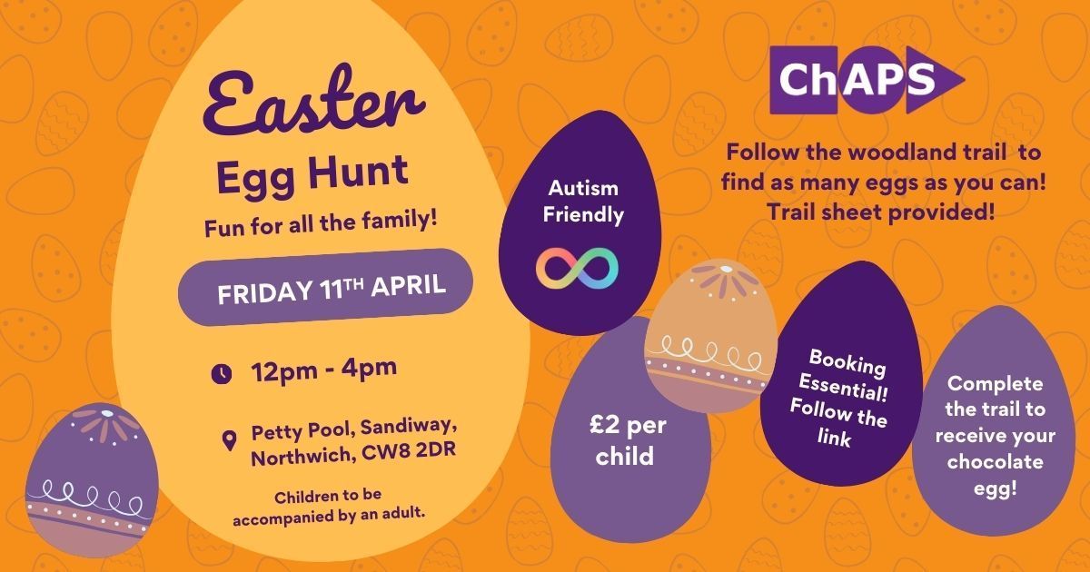 A poster for an easter egg hunt on friday april 11th