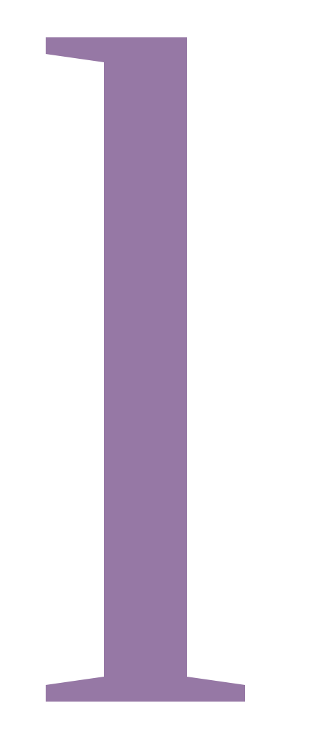 Ein violetter Buchstabe „i“ auf weißem Hintergrund.