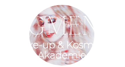 Ein Bild einer Frau im Kreis mit den Worten e-up & kosm akademie darauf.