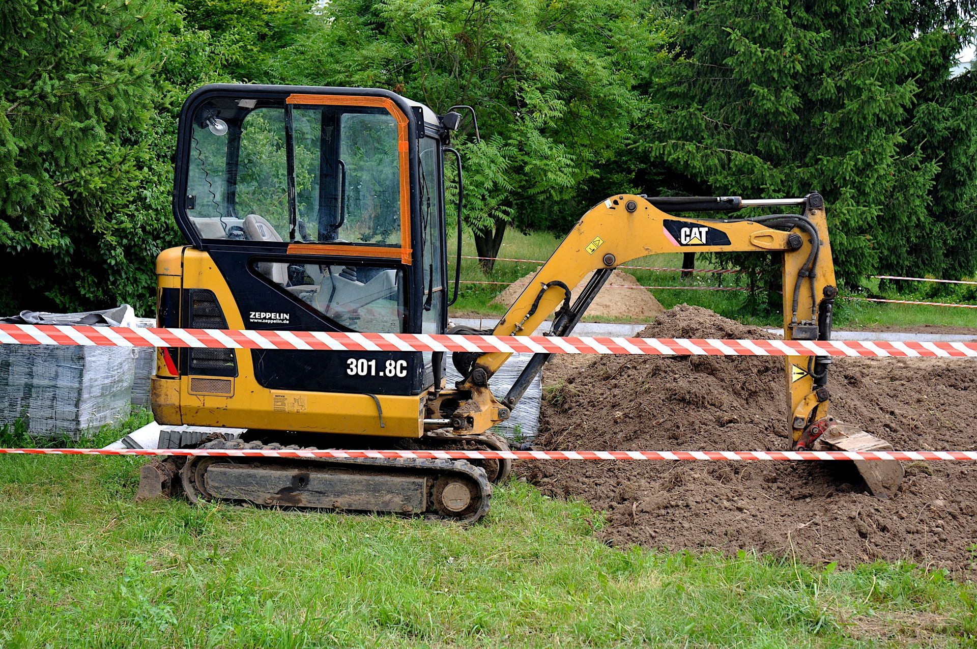 Excavator dry hire