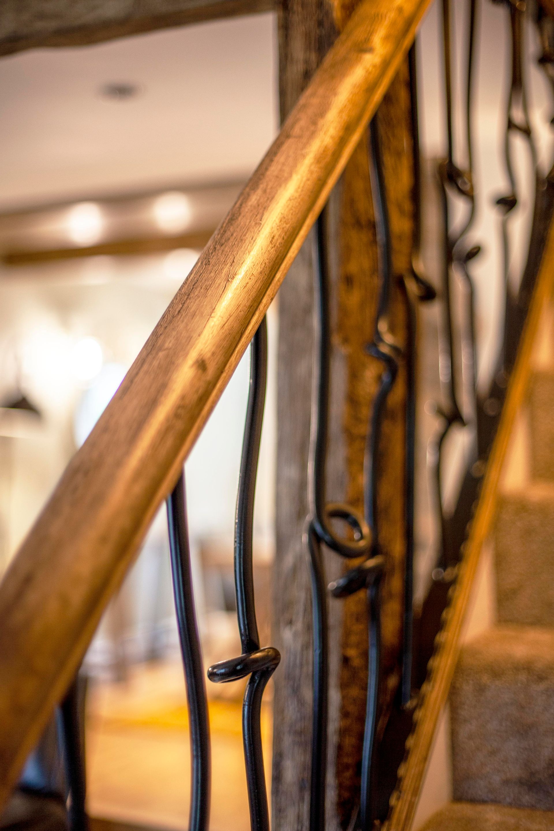 iron stairs