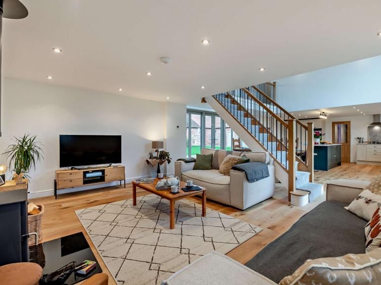 The Threshing Barn - Open plan living, kitchen and dining space
