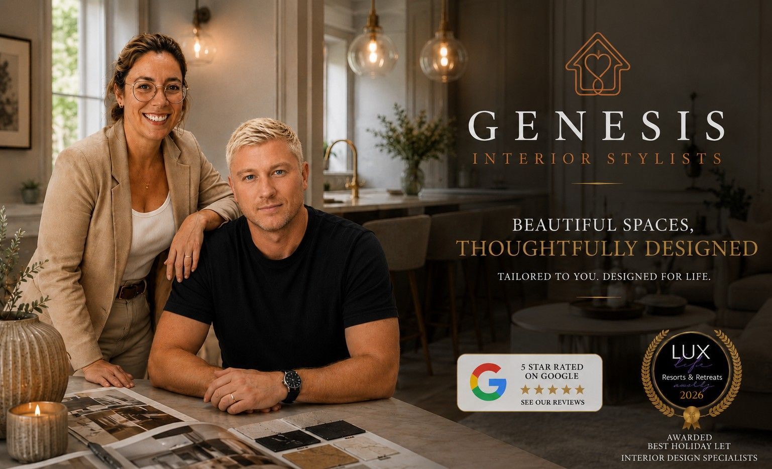 Chris and Jenny of Genesis Interior Stylists