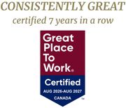 Great Place To Work - 6 years in a row