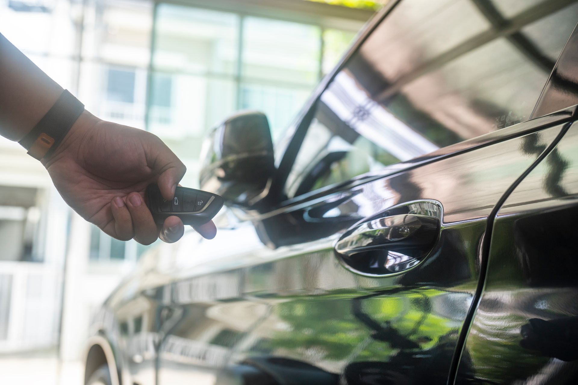 Unlocking The Car — Wollongong, NSW — Wollongong Locksmiths