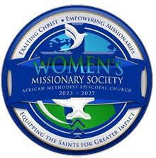 The logo for the women 's missionary society african methodist episcopal church.