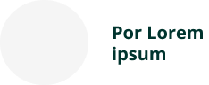 Um círculo branco com as palavras por lorem ipsum nele.