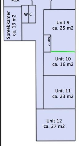 Plattegrond eerste etage Het Lentfert 51 te Enschede