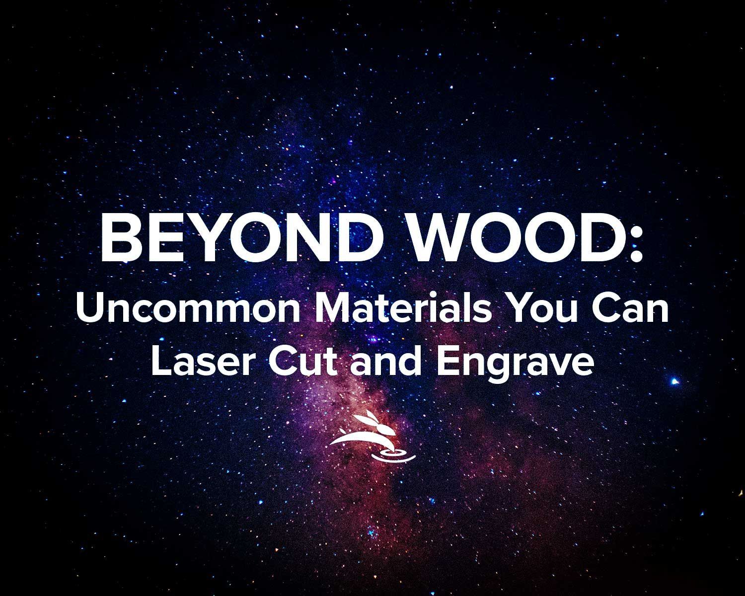 Space background with blog title