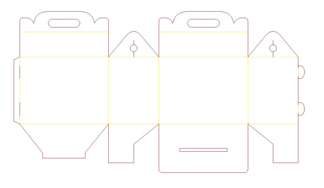 happy meal box diagram