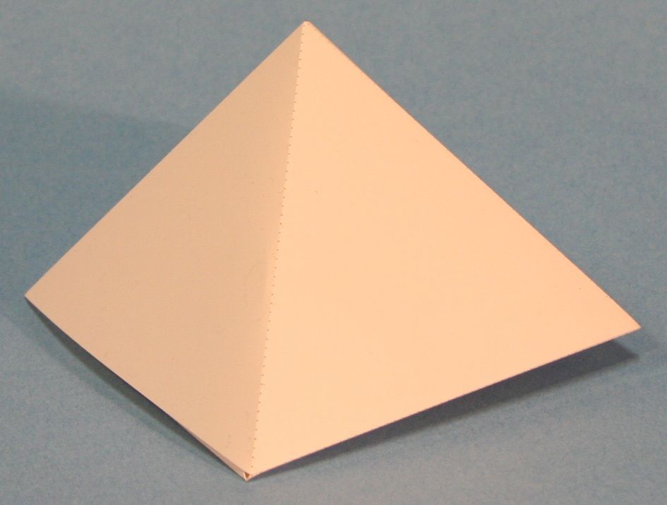 pyramid box laser cut by a rabbit laser usa machine 