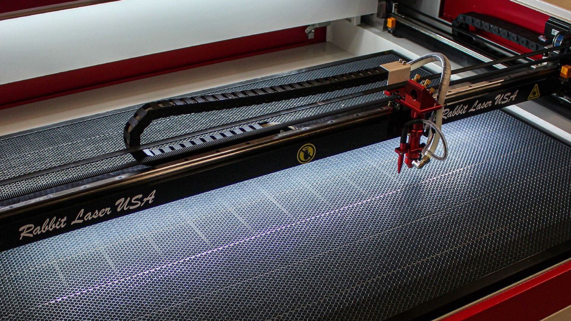 inside look of rabbit laser usa machine