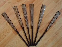 laser engraved sticks by a rabbit laser usa machine