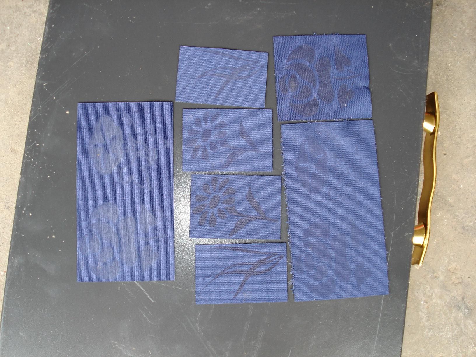 laser engraved fabric by a rabbit laser usa machine