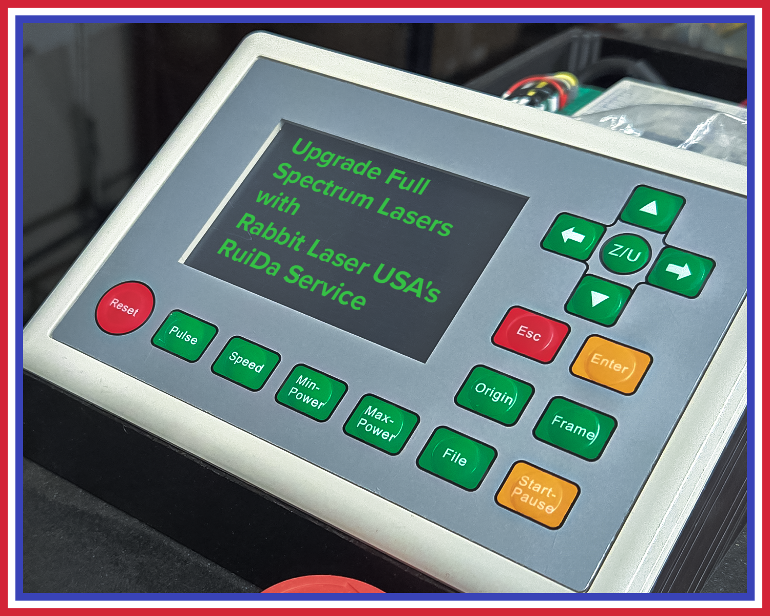 ruida controller with title text