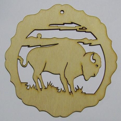laser cut buffalo by a rabbit laser usa machine