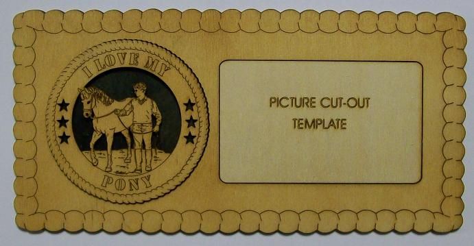 laser engraved photo frame by a rabbit laser usa machine