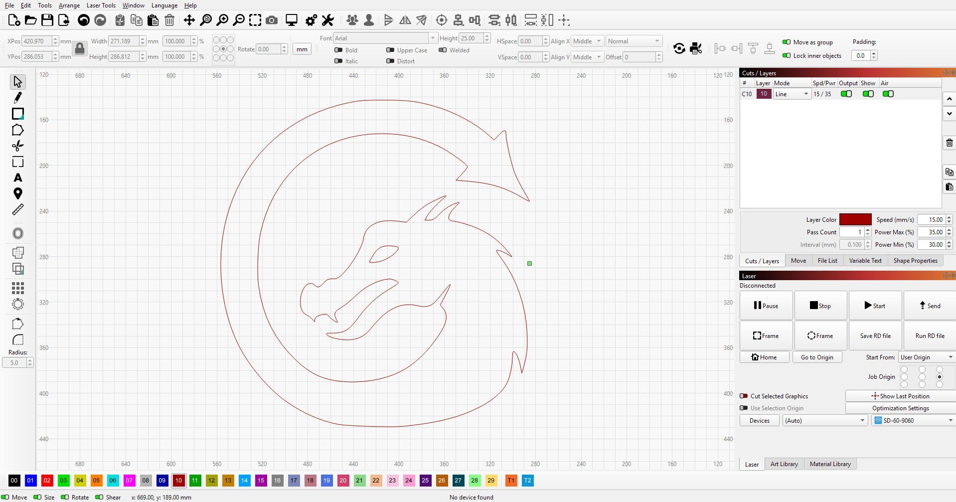 lightburn screenshot 