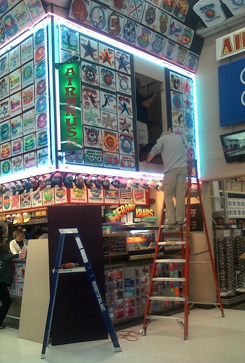 photo of installation of a rabbit laser usa machine