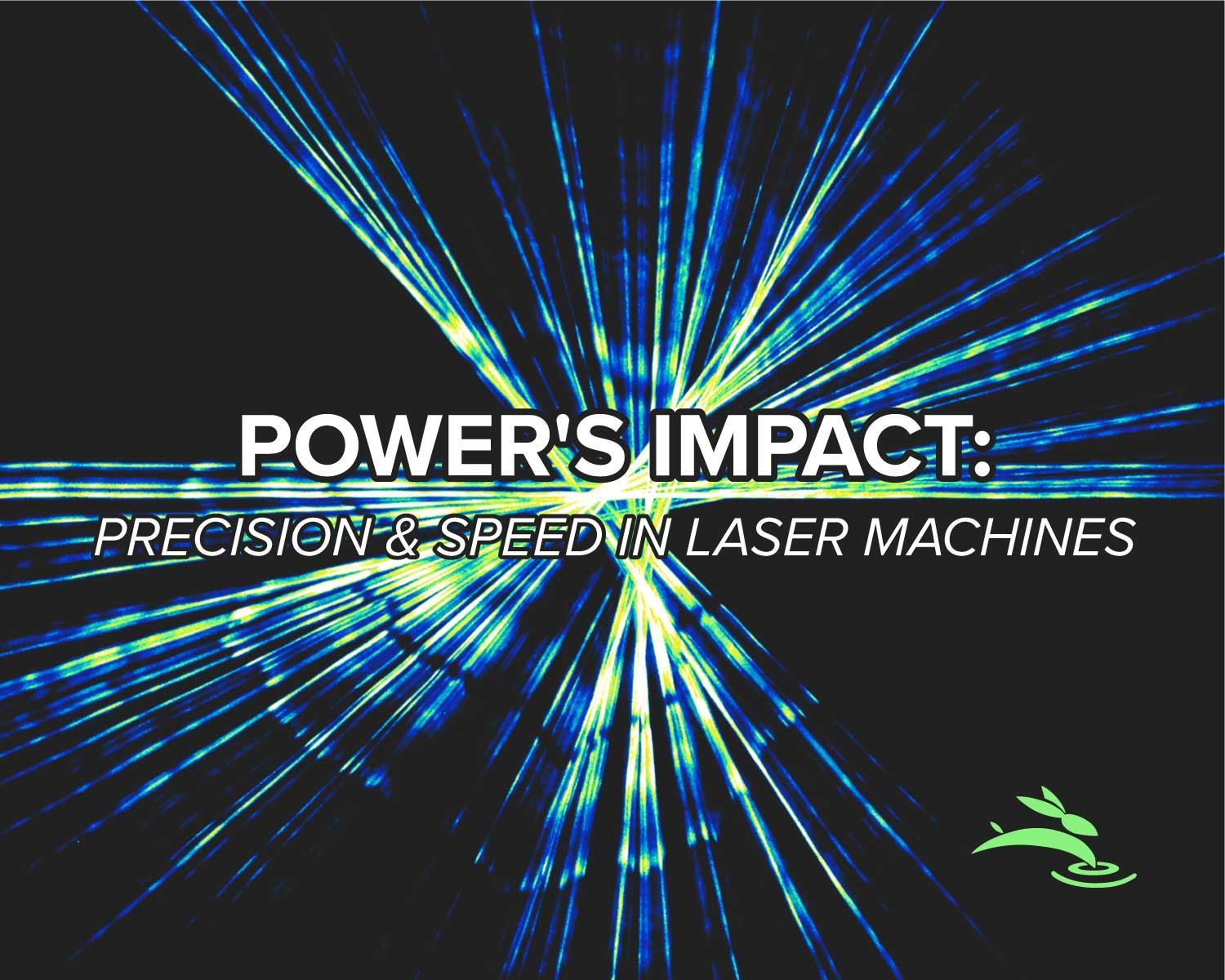 title text over laser beams