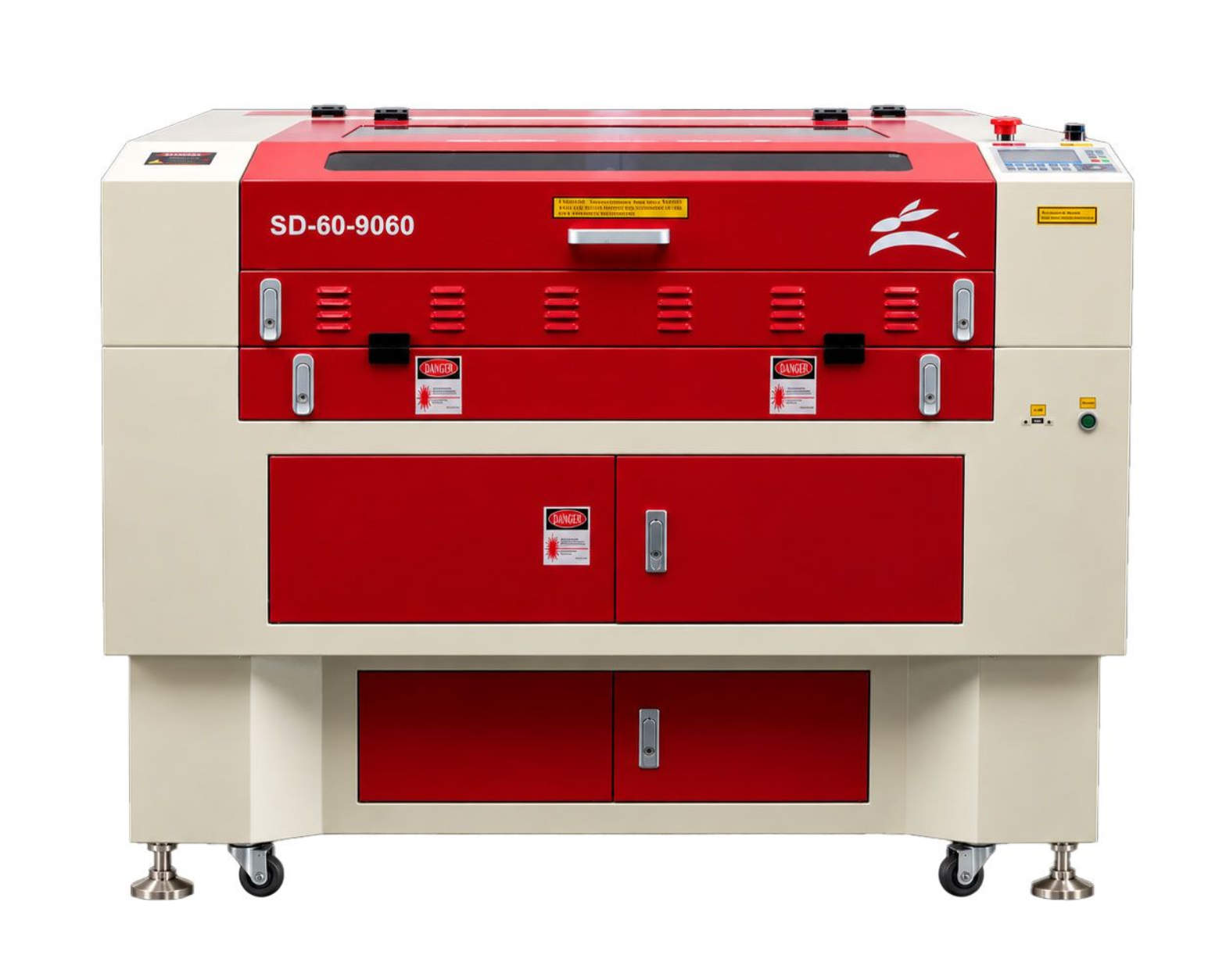 Rabbit Laser USA SD-60-9060 CO2 laser engraving and cutting machine.
