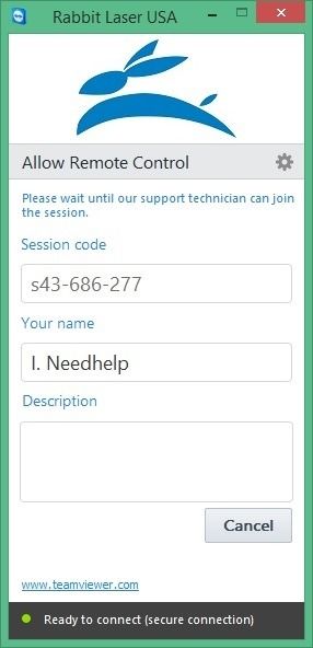 Technical support team viewer example