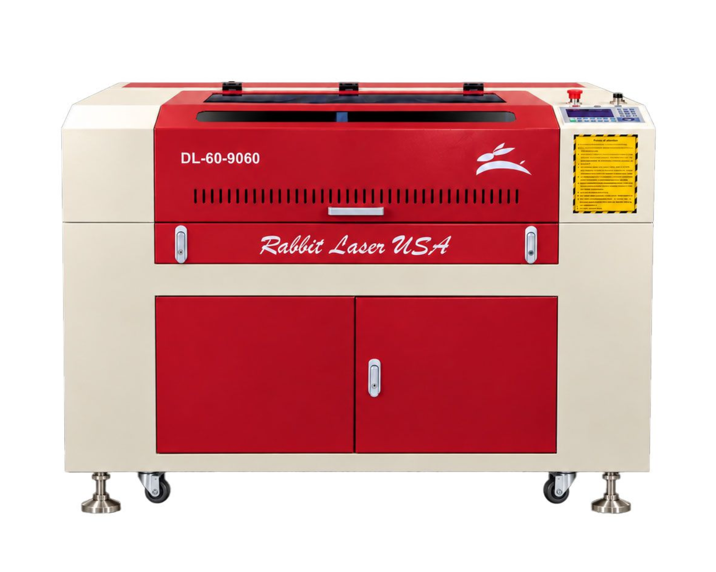 Rabbit Laser USA DL-60-9060 CO2 laser engraving and cutting machine.
