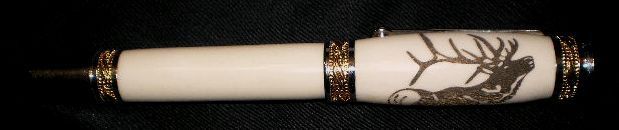 laser engraved pen by a rabbit laser usa machine
