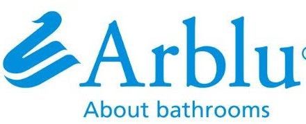 Logo Arblu in blu con lo slogan