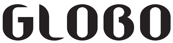 Logo stilizzato “GLOBO” in nero su sfondo bianco.