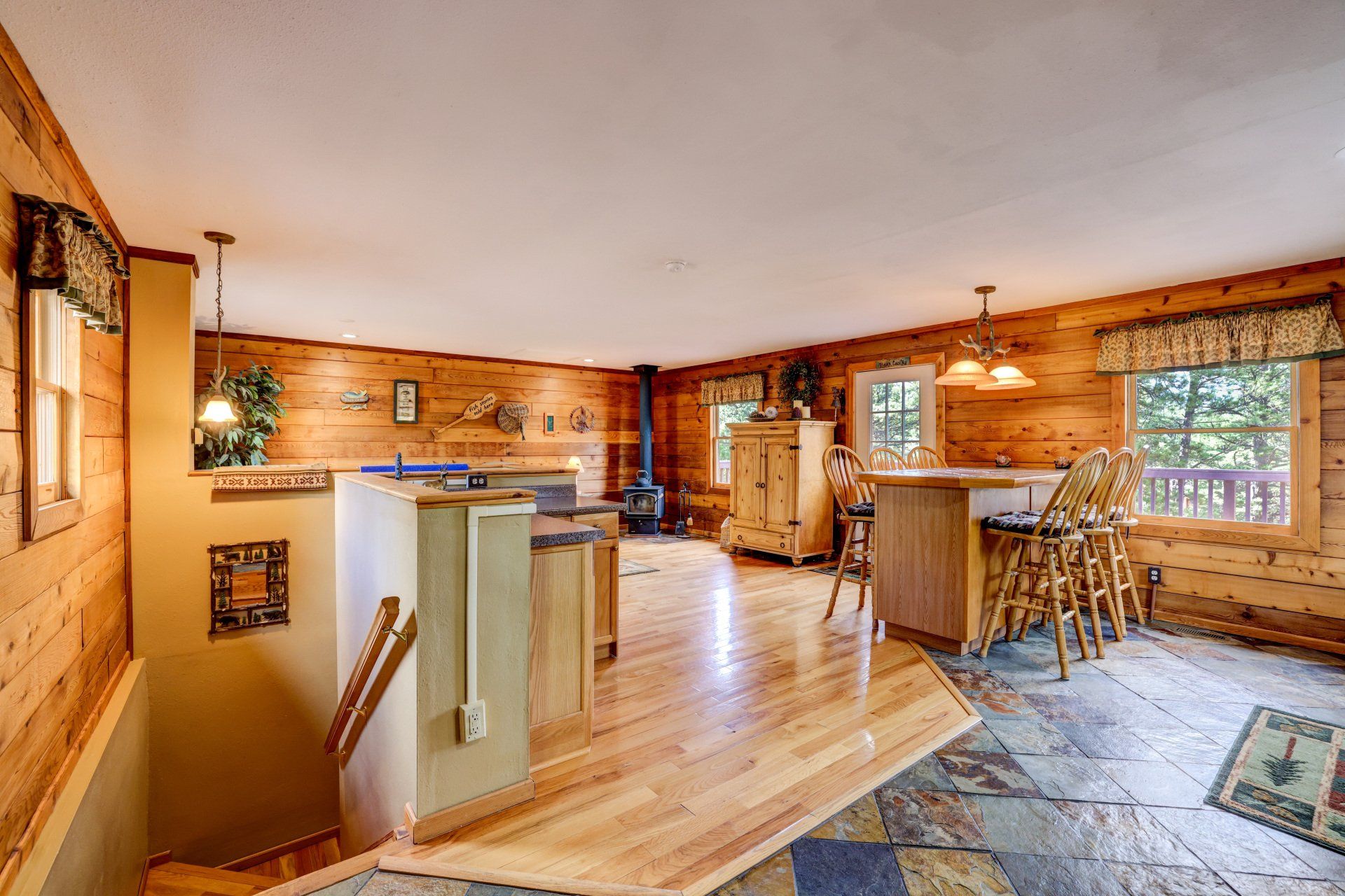 Wood Kitchen Interior — Colorado Springs, CO — AIR Photography